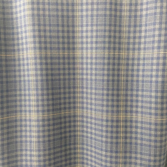 Pendleton vintage 100% wool tartan print dress, shift dress, navy blue tartan - Picture 2 of 10